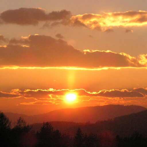 Sonnenuntergang Weiz